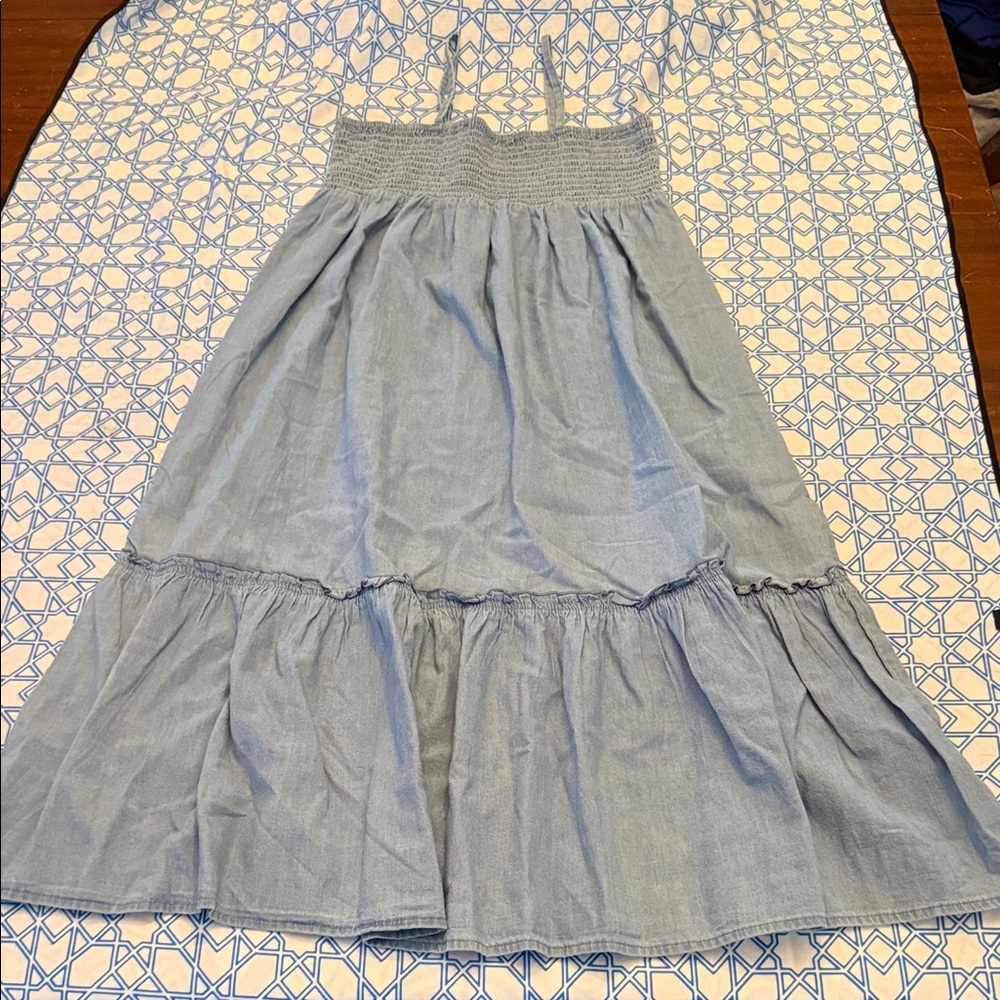 OshKosh B'gosh Light Blue/Denim Dress. 100% cotton
